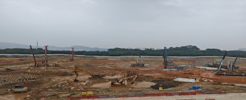 广州黄埔荷村项目一期（复建1复建5融资1地块）桩基及基坑支护工程2024.4.29-5.5施工剪影